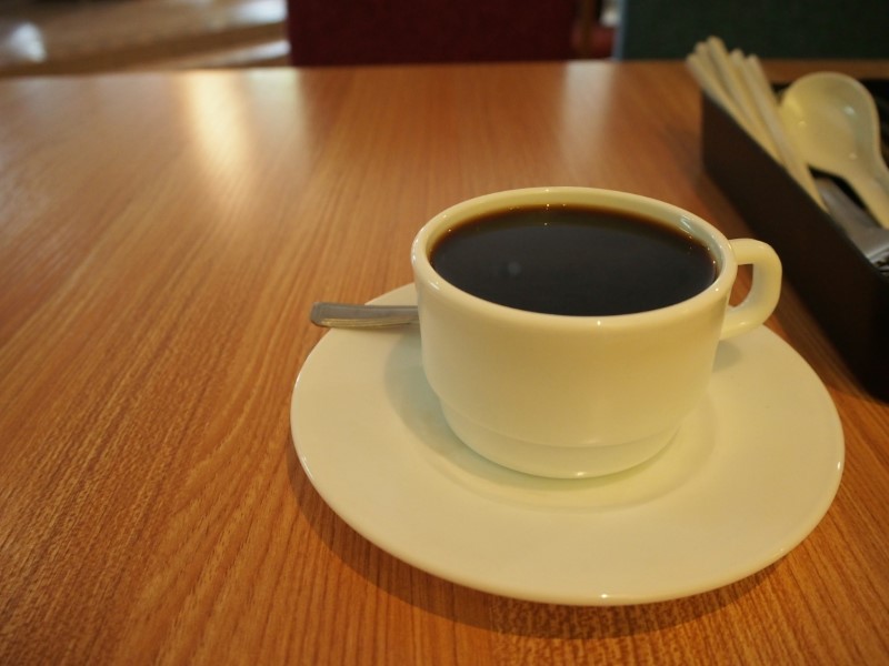 Jubilee hotel 併設カフェ『B-Chat Cafe』の朝食セットのコーヒー